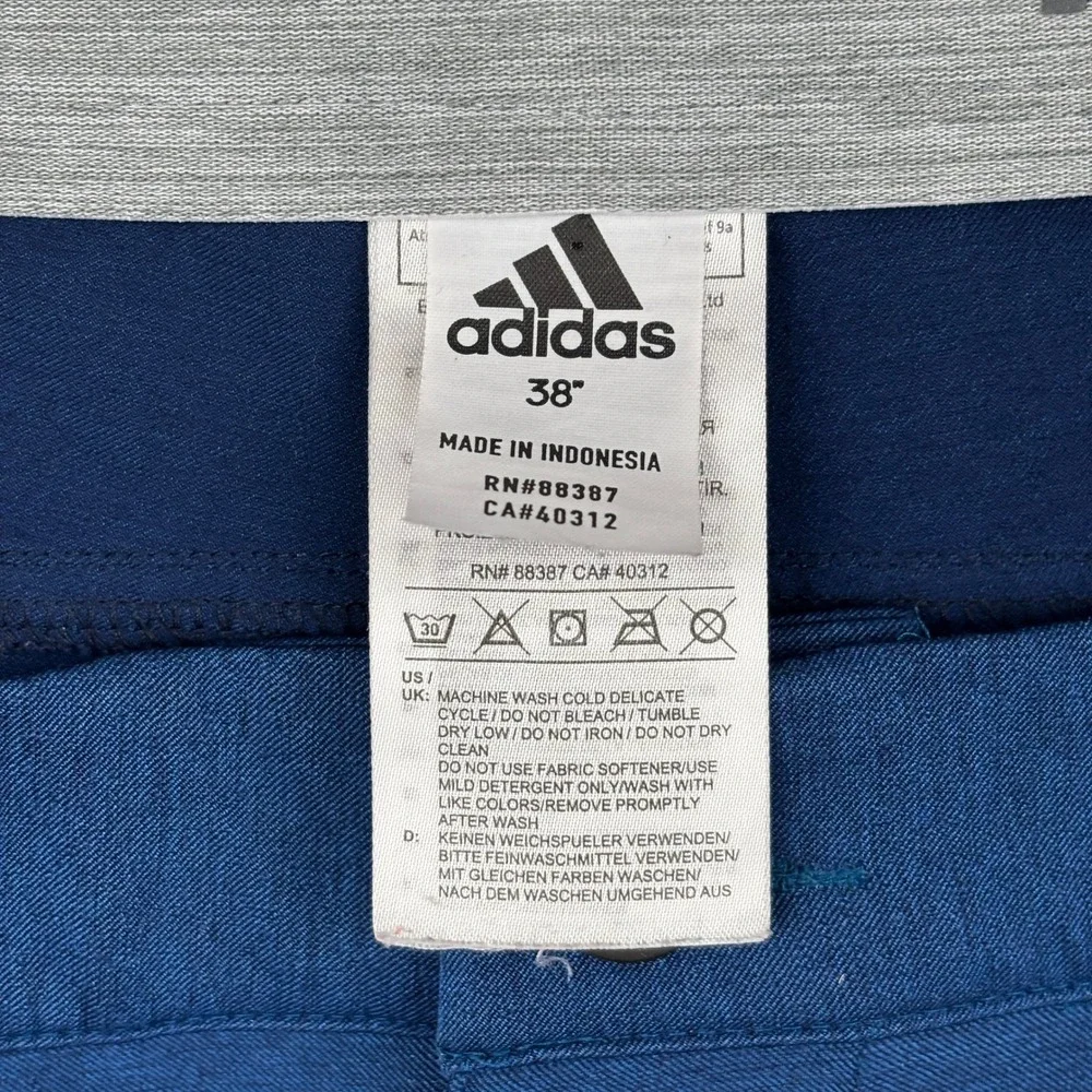 Adidas Golf Shorts Mens‎ 38 Stretch Performance Flat Front Active
